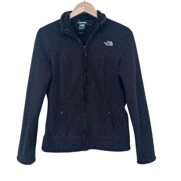 The North Face Black Morningside Fleece Full Zip Jacket Sz S - Picture 1 of 6